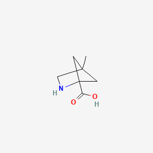 molecular formula C7H11NO2 B13480149 4-Methyl-2-azabicyclo[2.1.1]hexane-1-carboxylic acid 