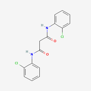 molecular formula C15H12Cl2N2O2 B1348018 N,N'-双(2-氯苯基)丙二酰胺 CAS No. 28272-93-7
