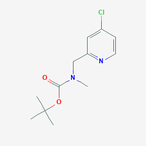molecular formula C12H17ClN2O2 B13480691 tert-Butyl ((4-chloropyridin-2-yl)methyl)(methyl)carbamate 