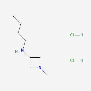 molecular formula C8H20Cl2N2 B13480699 N-butyl-1-methylazetidin-3-amine dihydrochloride 