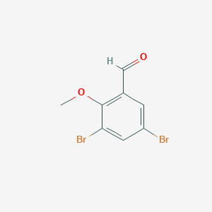molecular formula C8H6Br2O2 B1348097 3,5-Dibromo-2-methoxybenzaldehyde CAS No. 61657-65-6