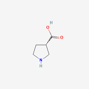 molecular formula C5H9NO2 B1348099 (S)-Pyrrolidine-3-carboxylic acid CAS No. 72580-53-1