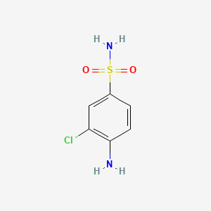 molecular formula C6H7ClN2O2S B1348100 2-Chloro-4-sulfamoylaniline CAS No. 53297-68-0