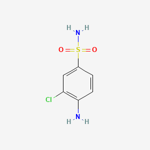 molecular formula C6H7ClN2O2S B1348100 4-氨基-3-氯苯磺酰胺 CAS No. 53297-68-0