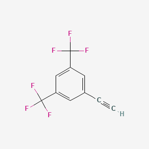 molecular formula C10H4F6 B1348107 1-Ethynyl-3,5-bis(trifluoromethyl)benzene CAS No. 88444-81-9