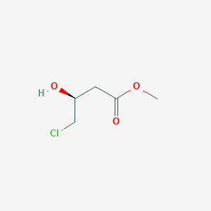 molecular formula C5H9ClO3 B1348108 (S)-methyl-4-chloro-3-hydroxybutyrate CAS No. 86728-93-0