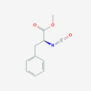 molecular formula C11H11NO3 B1348112 (S)-2-Isocyanato-3-phenylpropionic Acid Methyl Ester CAS No. 40203-94-9