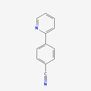 molecular formula C12H8N2 B1348114 4-(2-吡啶基)苯甲腈 CAS No. 32111-34-5