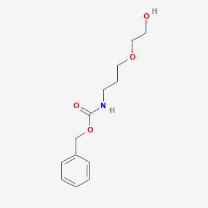 molecular formula C13H19NO4 B13481351 benzyl N-[3-(2-hydroxyethoxy)propyl]carbamate 