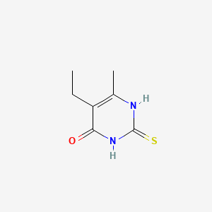 molecular formula C7H10N2OS B1348139 5-乙基-6-甲基-2-硫代尿嘧啶 CAS No. 39083-15-3