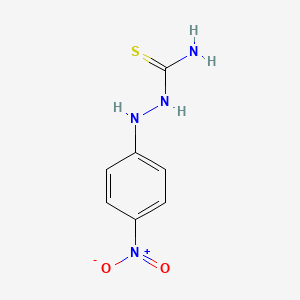 molecular formula C7H8N4O2S B13481399 2-(4-Nitrophenyl)hydrazine-1-carbothioamide CAS No. 6219-50-7