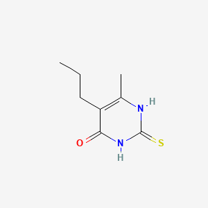 molecular formula C8H12N2OS B1348140 6-甲基-5-丙基-2-硫代尿嘧啶 CAS No. 51482-41-8