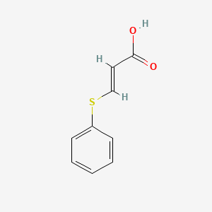 molecular formula C9H8O2S B1348142 (2E)-3-(Phenylsulfanyl)prop-2-enoic acid CAS No. 63413-91-2