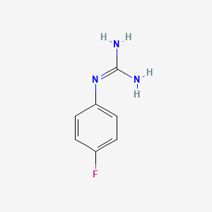 molecular formula C7H8FN3 B1348145 1-(4-Fluorophenyl)guanidine CAS No. 65783-21-3