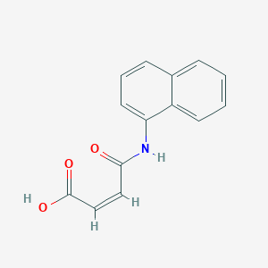 molecular formula C14H11NO3 B1348147 N-(1-萘基)马来酰胺酸 CAS No. 6973-77-9