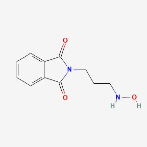 molecular formula C11H12N2O3 B13481471 2-[3-(hydroxyamino)propyl]-2,3-dihydro-1H-isoindole-1,3-dione 