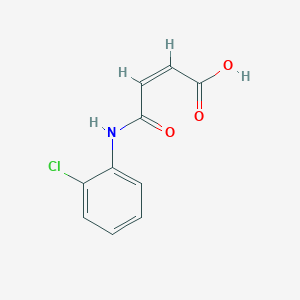 molecular formula C10H8ClNO3 B1348148 (Z)-4-((2-chlorophenyl)amino)-4-oxobut-2-enoic acid CAS No. 53616-16-3