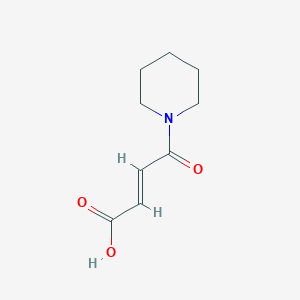 molecular formula C9H13NO3 B1348164 (E)-4-oxo-4-piperidin-1-ylbut-2-enoic acid 