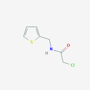 molecular formula C7H8ClNOS B1348174 2-氯-N-(噻吩-2-基甲基)乙酰胺 CAS No. 21403-27-0