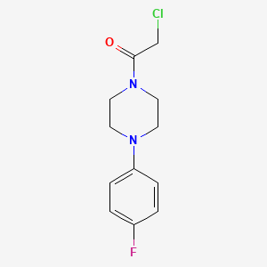 molecular formula C12H14ClFN2O B1348176 1-(Chloroacetyl)-4-(4-fluorophenyl)piperazine CAS No. 330601-48-4