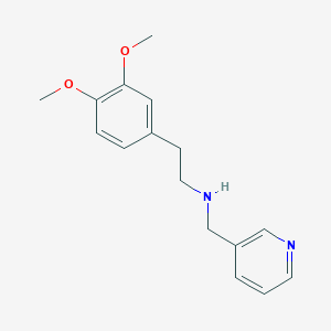 molecular formula C16H20N2O2 B1348190 2-(3,4-二甲氧基苯基)-N-(吡啶-3-基甲基)乙胺 CAS No. 356093-05-5