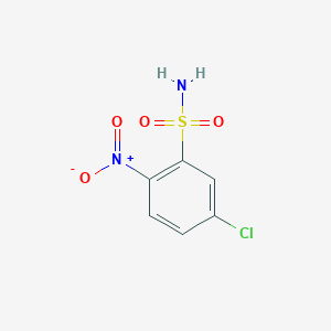 molecular formula C6H5ClN2O4S B1348206 5-Chloro-2-nitrobenzenesulfonamide CAS No. 68379-05-5
