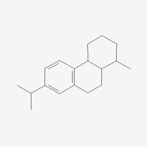 molecular formula C18H26 B1348210 1,2,3,4,4a,9,10,10a-Octahydro-1-methyl-7-(1-methylethyl)-phenanthrene 