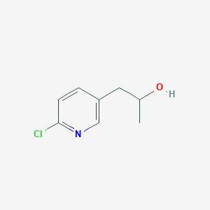 molecular formula C8H10ClNO B13482127 1-(6-Chloropyridin-3-yl)propan-2-ol 