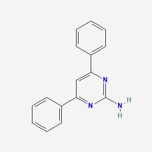 molecular formula C16H13N3 B1348216 4,6-Diphenylpyrimidin-2-amine CAS No. 40230-24-8
