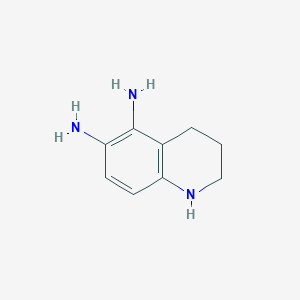 molecular formula C9H13N3 B134822 1,2,3,4-Tetrahydroquinoline-5,6-diamine CAS No. 156694-05-2
