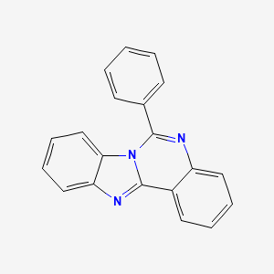 molecular formula C20H13N3 B1348232 6-苯基苯并[4,5]咪唑并[1,2-c]喹唑啉 CAS No. 28381-92-2