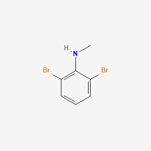 molecular formula C7H7Br2N B13482358 2,6-dibromo-N-methylaniline 