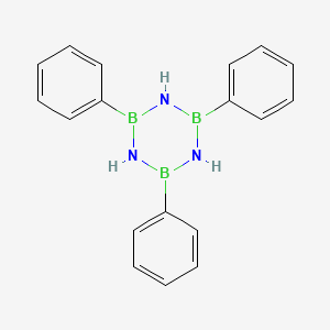 molecular formula C18H18B3N3 B1348236 2,4,6-Triphenylborazine CAS No. 976-28-3