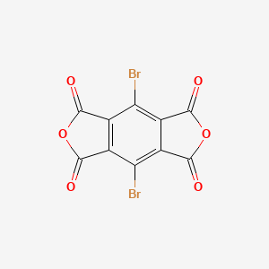 molecular formula C10Br2O6 B1348238 4,8-dibromofuro[3,4-f][2]benzofuran-1,3,5,7-tetrone CAS No. 24848-78-0