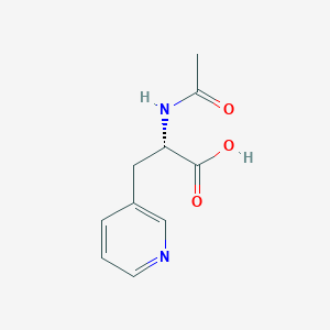 molecular formula C10H12N2O3 B13482430 (2S)-2-Acetamido-3-(pyridin-3-YL)propanoic acid 