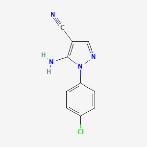5-amino-1-(4-chlorophenyl)-1H-pyrazole-4-carbonitrile