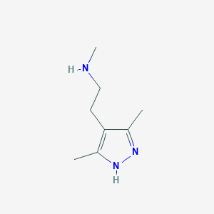 2-(3,5-dimethyl-1H-pyrazol-4-yl)-N-methylethanamine