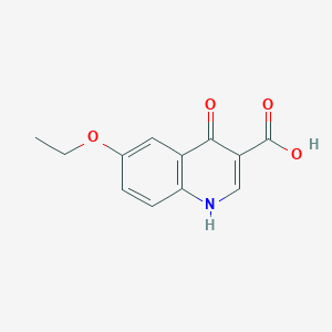 molecular formula C12H11NO4 B1348266 6-乙氧基-4-羟基喹啉-3-羧酸 CAS No. 303121-10-0