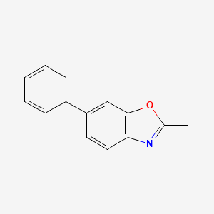molecular formula C14H11NO B1348280 2-Methyl-6-phenylbenzoxazole CAS No. 61309-99-7