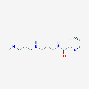 molecular formula C14H24N4O B1348282 N-(3-((3-(Dimethylamino)propyl)amino)propyl)picolinamide CAS No. 510764-56-4