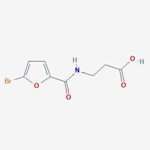 molecular formula C8H8BrNO4 B1348285 3-[(5-Bromo-furan-2-carbonyl)-amino]-propionic acid 