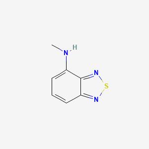 molecular formula C7H7N3S B13482862 N-methyl-2,1,3-benzothiadiazol-4-amine 