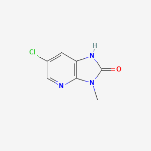 molecular formula C7H6ClN3O B1348288 6-Chloro-3-methyl-1H-imidazo[4,5-b]pyridin-2(3H)-one CAS No. 370074-74-1