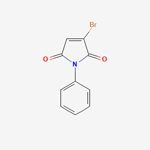 molecular formula C10H6BrNO2 B1348292 3-Bromo-1-phenylpyrrole-2,5-dione CAS No. 72000-67-0
