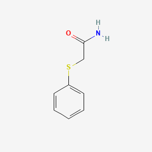 molecular formula C8H9NOS B1348294 2-(Phenylthio)acetamide CAS No. 22446-20-4