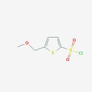 molecular formula C6H7ClO3S2 B13482959 5-(Methoxymethyl)thiophene-2-sulfonyl chloride 