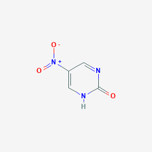 molecular formula C4H3N3O3 B1348297 2-羟基-5-硝基嘧啶 CAS No. 3264-10-6