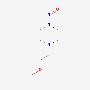 molecular formula C7H15N3O2 B13482970 1-(2-Methoxyethyl)-4-nitrosopiperazine 