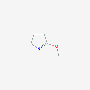 molecular formula C5H9NO B1348299 5-methoxy-3,4-dihydro-2H-pyrrole CAS No. 5264-35-7