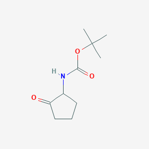 molecular formula C10H17NO3 B1348303 tert-butyl N-(2-oxocyclopentyl)carbamate CAS No. 477585-30-1
